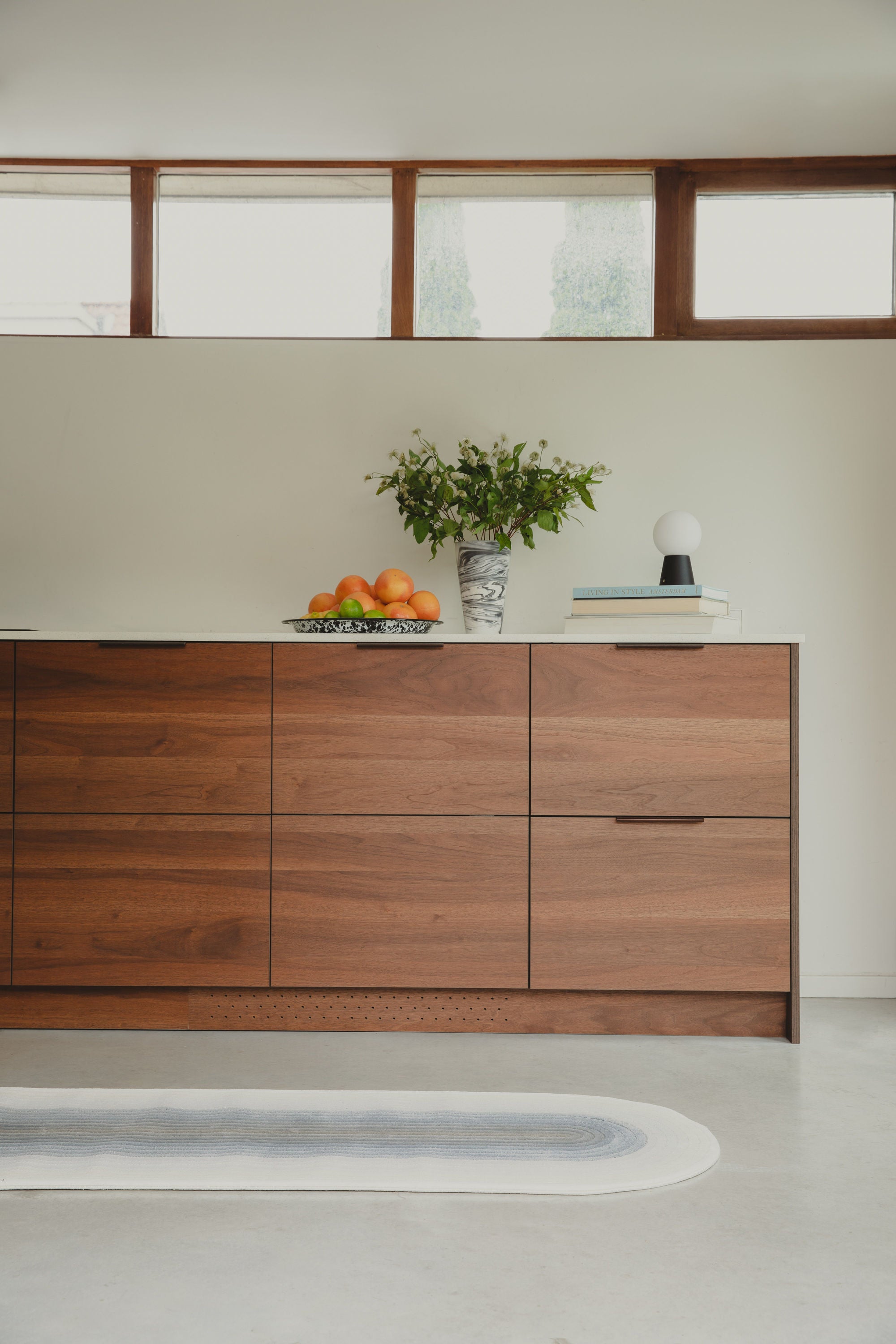 Zuiver Conic Black & White Marble Effect Vase Small